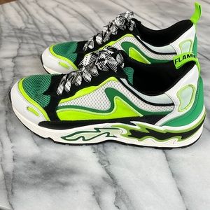 Sandro Green Flame Sneakers size 37